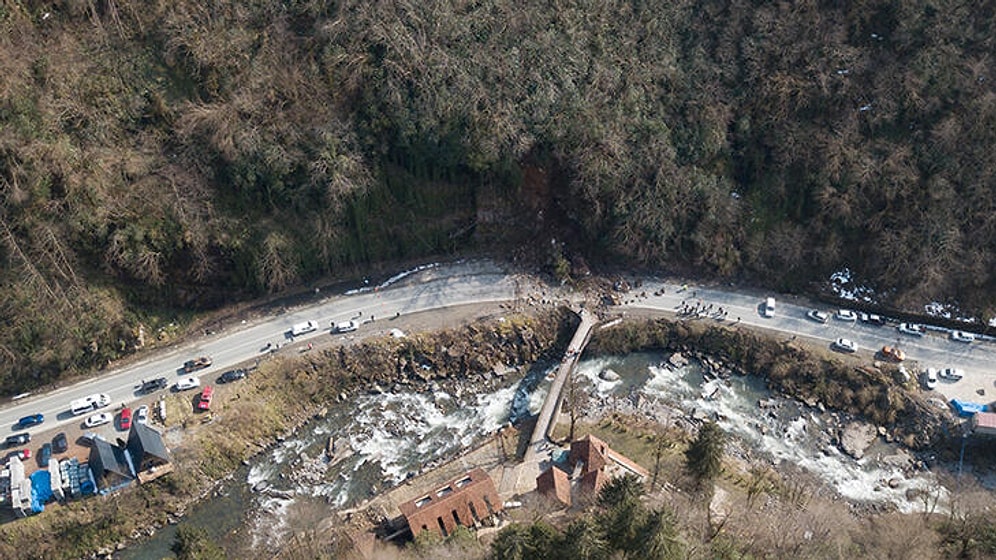 Ayder Yolu Heyelan Nedeniyle Kapandı