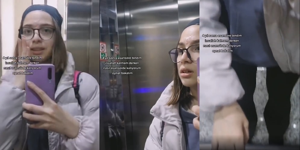 Korkusundan Binemediği Asansöre 4 Yıl Sonra İlk Kez Binen Bahtsız Kadının Asansörde Kaldığı Gerilim Dolu Anlar