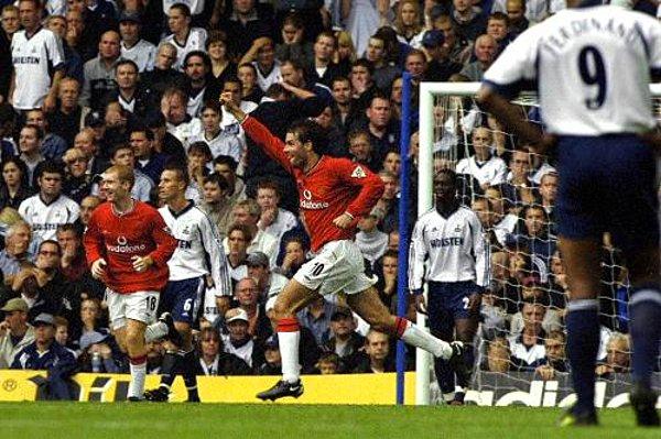 5. Premiere Lig: Tottenham Hotspur - Manchester United (2001)
