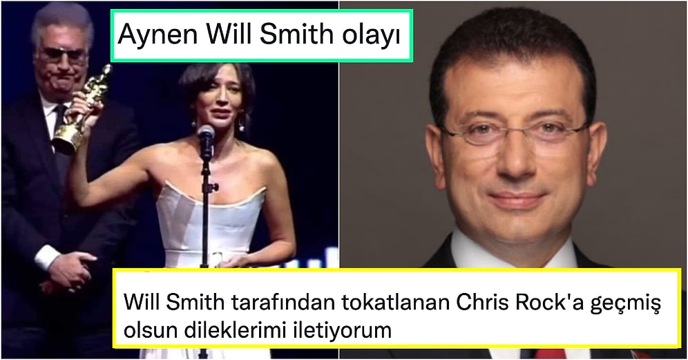 Ne Dedin Sen, Çat! Will Smith'in Chris Rock'a Tokat Atmasını Mizahına Alet Ederek Hepimizi Güldüren Kişiler