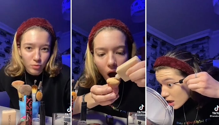 'Makyaj Yapmayı Bilmediğini' İddia Eden Gencin Tepki Çeken Makyaj Videosu