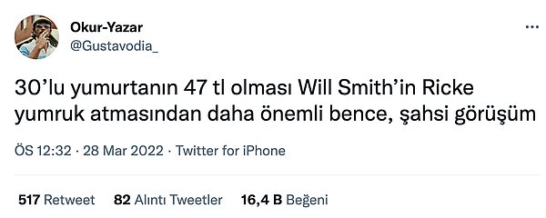 7. Tweet güncelliğini yitirmiş.