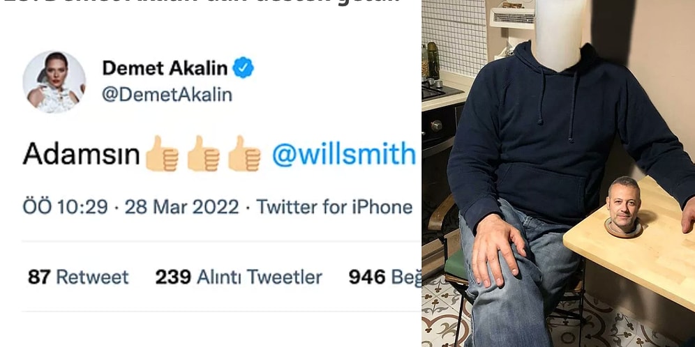 Demet Akalın'ın Will Smith'e Sahip Çıkmasından Görülen Tuhaf Rüyalara Son 24 Saatin Viral Tweetleri
