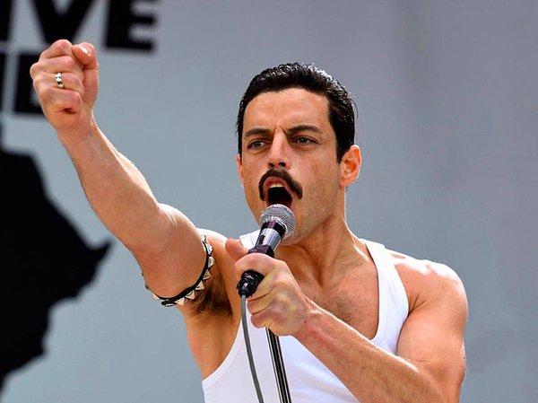 10. Rami Malek, Freddie Mercury rolünde — Bohemian Rhapsody (2018)