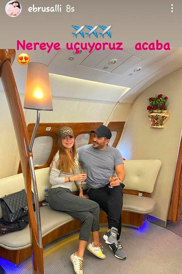 7. Ebru Şallı ve Uğur Akkuş, ayrılık iddialarının ardından Dubai'ye gittikleri mutluluk pozlarını paylaştı!