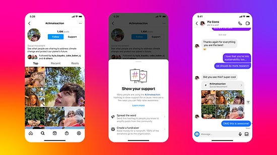 Instagram Toplumsal Meselelere Destek İçin Etiketlere Yeni Özellikler Kazandıracak