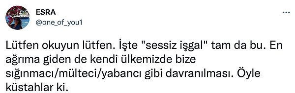 İşlemi uygulayan kişilerin uyrukları dile getirilen konular oldu.