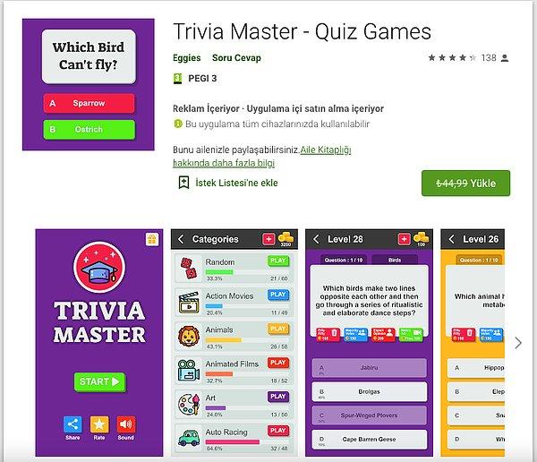 Trivia Master - Quiz Games