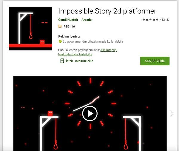 Impossible Story 2d platformer