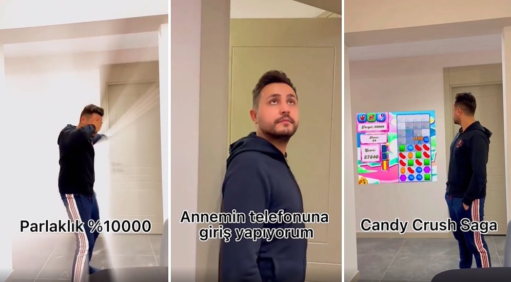 Ekran Parlaklığından Hayırlı Cumalar Görsellerine 'Anne Telefonu'nun Özetlendiği Efsane TikTok Videosu