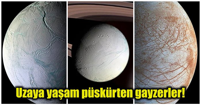 Satürn'ün Uydusu Enceladus'un Gizemli Gayzerlerini ve Buzlu Yüzeyinin Altında Yatan Sırları Açıklıyoruz!