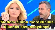Müge Anlı'nın Ruhsatsız Pompalı Tüfeği Olduğunu Söyleyen Suriye Kökenli Adama Verdiği Ayar Gündem Oldu