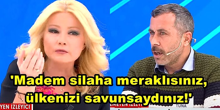 Müge Anlı'nın Ruhsatsız Pompalı Tüfeği Olduğunu Söyleyen Suriye Kökenli Adama Verdiği Ayar Gündem Oldu