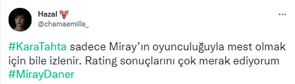 Oyuncuların performansları da büyük beğeni topladı 👇