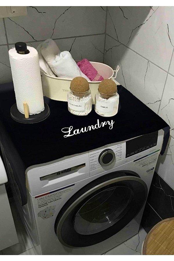 7. Çamaşır Makinesi Örtüsü