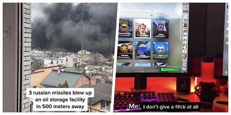 Evinin Yakınındaki Petrol Depolama Tesisi Bombalanırken CS:GO Oynamaya Devam Eden Ukraynalı Oyuncu