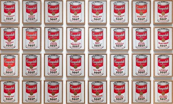 6. Campbell’in Çorba Konserveleri-Andy Warhol. (1962)