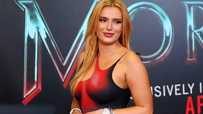 Bella Thorne Yine Herkesi Şaşkına Çevirdi: Çıplak Sandılar!