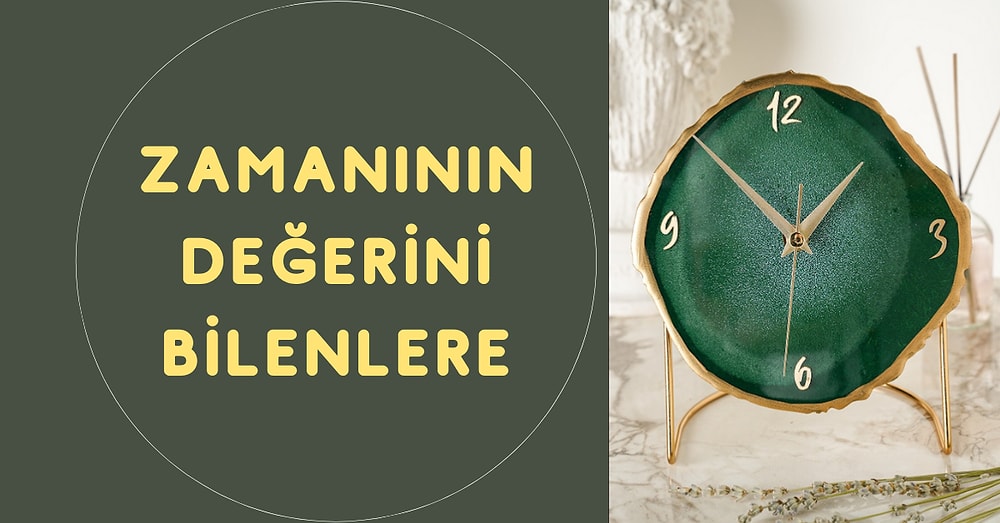 Dikkatiniz Dağılmasın! Sessiz Çalışan Masa Saatleri