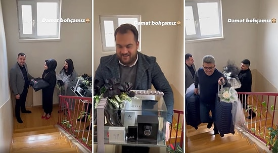 İçinde AirPods, Ayakkabı ve Daha Birçok Şey Bulunan Bi' Acayip Damat Bohçası