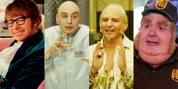 Myers, bu seride Austin Powers, Dr. Evil, Goldmember ve Fat Bastard olmak üzere 4 farklı karakteri canlandırıyor.