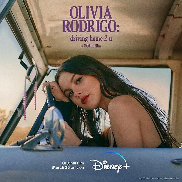 11. Olivia Rodrigo’nun başrolde olduğu ‘Driving Home 2 U’ Disney Plus’ta yayında.