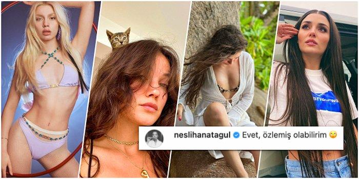 Neslihan Atagül Yazı Özledi, Hande Erçel Saçlarıyla Şaşırttı! Ünlülerin Instagram Paylaşımları (1 Nisan)