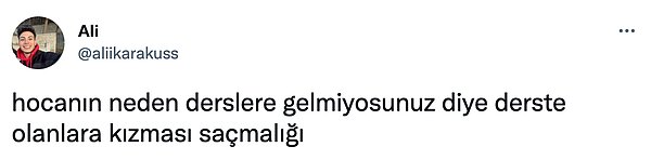 13. Ama hocam.