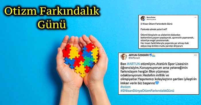 Bugün Kırmızı Giyiyoruz! Otizm Farkındalık Günü İçin Twitter'da Farkındalık Hareketine Katılan Kullanıcılar