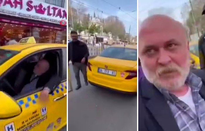 Sadece Turist Alan Boş Taksileri Görüntüledi; Taksicilerin Hışmına Uğradı