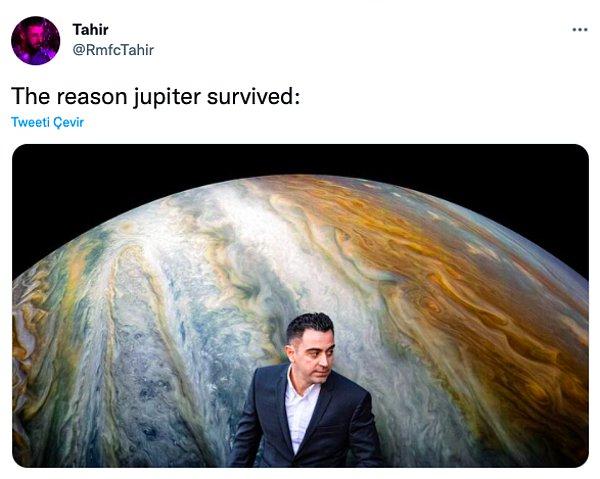 33. "Jüpiter'in kurtulmasındaki sebep:"