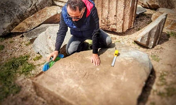 Datça'daki Knidos Kazılarında Emeviler'den Kalma Dört Yeni Kitabe Bulundu