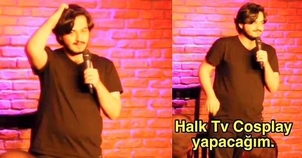 7. Emre Can Çalışkan'ın stand-up gösterisinde Halk TV'de yer alan reklamlar ile ilgili kurduğu cümleler sosyal medya kullanıcılarını ikiye böldü.