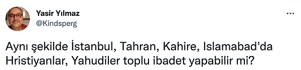 Sosyal medya kullanıcılarından bir tanesi de konuyla ilgili tartışma yaratan bir yorumda bulundu.👇