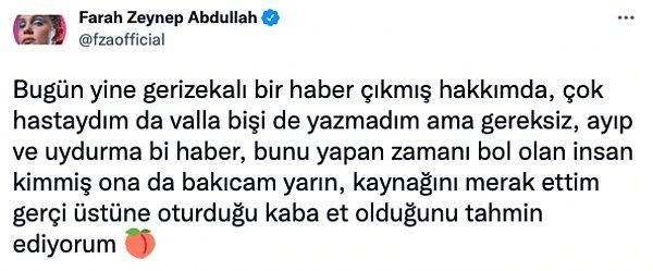 İşte Farah Zeynep Abdullah'ın 40 milyon lira cevabı: