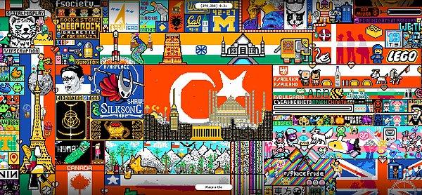 1. Şehir Siluetli Türk Bayrağı