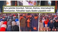 Times Meydanında Teravih Namazı Kılan Kalabalık Müslüman Grupla İlgili Yorum Sosyal Medyayı İkiye Böldü