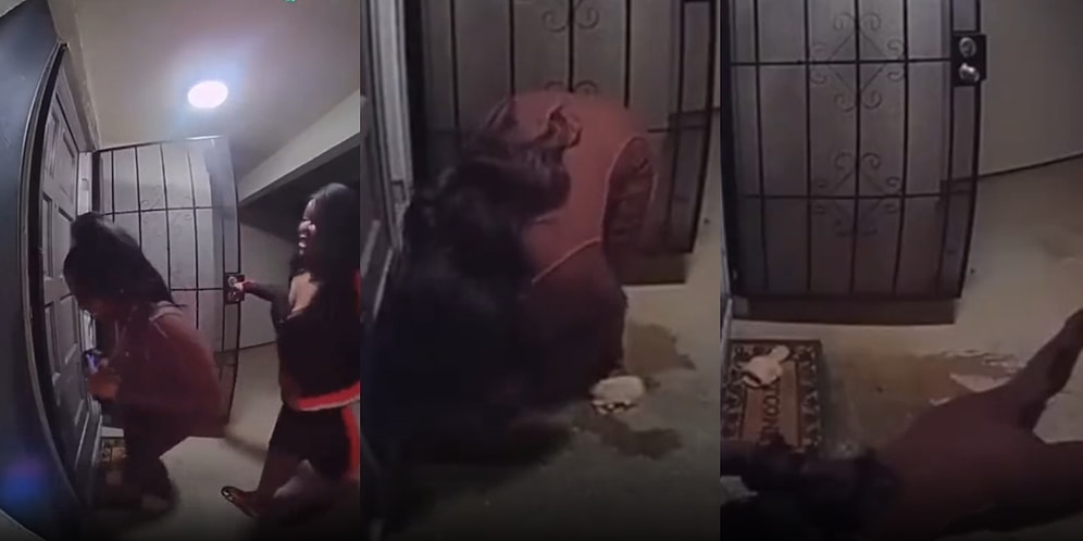 Han Kapısı Gibi Kitlediği Kapıyı Açamadan Altına İşeyen Kadının, Gülerek Çişinin Üstüne Düştüğü Anlar