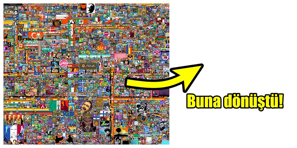 İlk Online Dünya Savaşının Yaşandığı, Türkiye'nin Damga Vurduğu r/place Etkinliği Bakın Nasıl Bitti?