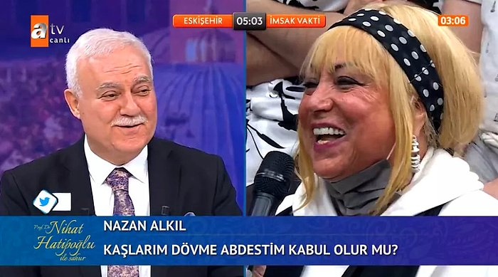 Nihat Hatipoğlu'ndan 'Kaşlarımda Dövme Var, Abdestim Kabul Olur mu?' Sorusuna: Buna Siz Kontur mü Diyorsunuz?