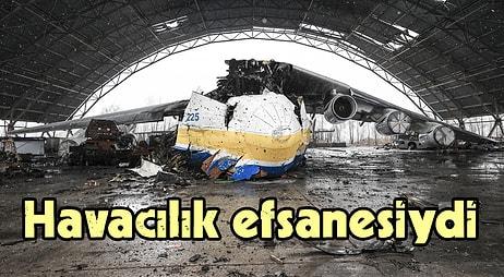 Dünyanın En Büyük Uçağı ve 'Savaş Kurbanı' Antonov AN-225'in Enkazı Yakından Görüntülendi! 😢