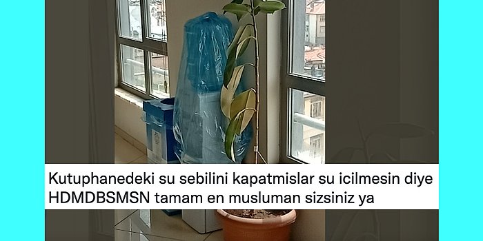 Konya'da Bir Kütüphanede Olduğu Öne Sürülen Telli Duvaklı Su Sebili Tartışma Yarattı