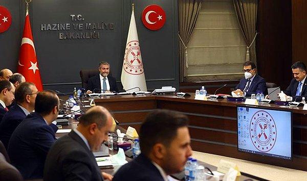 Hazine ve Maliye Bakanı Nureddin Nebati başkanlığında Fiyat İstikrarı Komitesi 4. Kez toplandı.