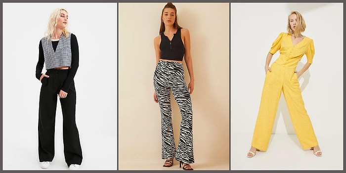 Şu Sıralar Trend Olan En Şık Geniş Paça Pantolonlar
