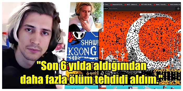 r/place Etkinliğinde Kullanıcıların Nefretini Toplayan Ünlü Yayıncı xQc Ölüm Tehditleri Aldığını Açıkladı