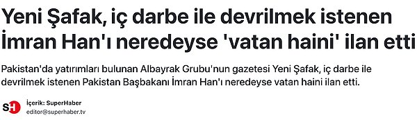 Cumhurbaşkanı Erdoğan'ın kuzeni Cengiz Er'in sahibi olduğu Süperhaber TV ise ortaya bomba bir iddia attı!