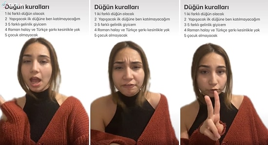 Düğün Kurallarını Açıklayan Genç 'Yok Artık' Dedirtti: 2 Farklı Düğün, 5 Gelinlik, Türkçe Müzik Yok!