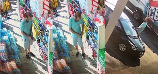 Sadece İhtiyacı Kadar Alüminyum Folyo Çalan 'İnsaflı' Hırsızın Sülalesi Rahat Bir Şekilde Uzaklaştığı Anlar