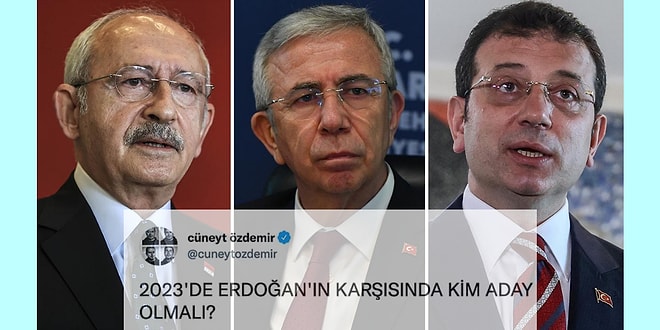 Twitter'daki Geniş Kapsamlı "Erdoğan'ın Karşısındaki Aday Kim Olmalı" Anketi Sonuçlandı!