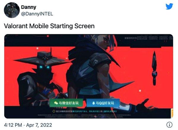 Sızıntıları yapan kullanıcının verdiği bilgilere göre Valorant Mobile'ın ilk testleri Çin'de sınırlı sayıdaki kullanıcının katılımı ile yapılıyor.